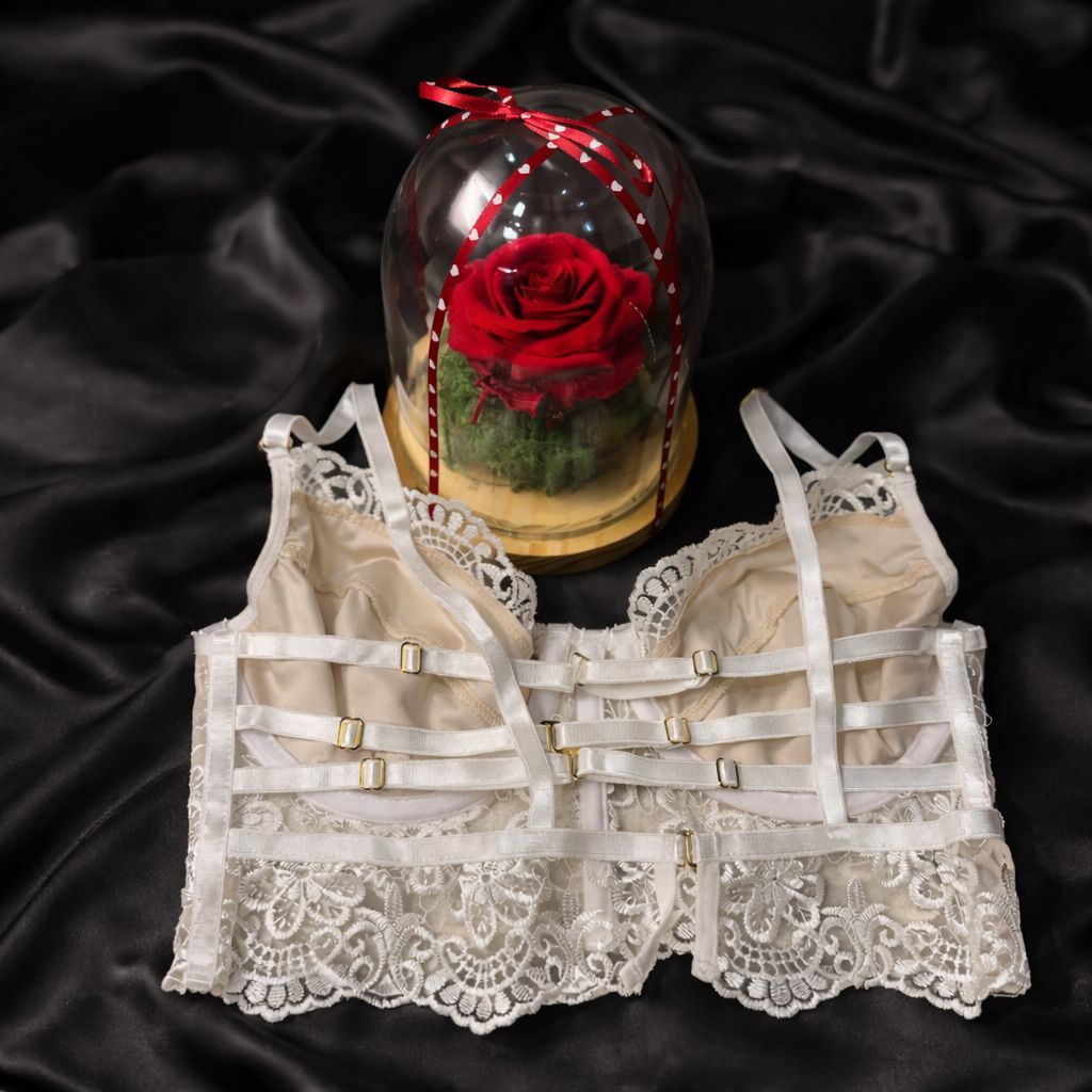 Crop Top Encanto Marfil - Imagen 2